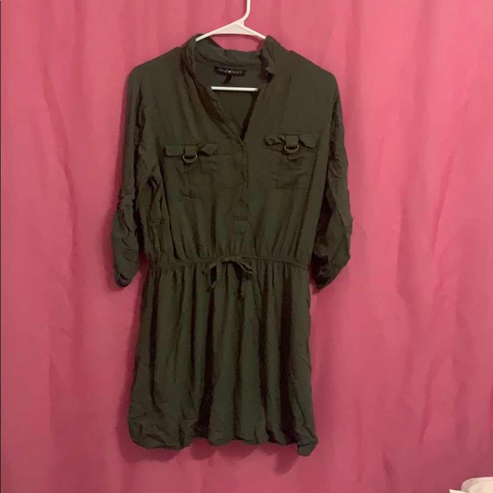 Army green dress